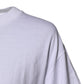 White Printed Round Neck Top Cotton T-shirt