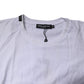 White Short Sleeves Round Neck Top T-shirt