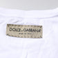 White Printed Round Neck Top Cotton T-shirt