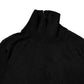 Black Knit Long Sleeves Turtleneck Slim Top
