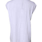 White Cotton Sleeveless Round Neck Tank Top