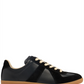 Low Replica Leather And Suede Sneakers