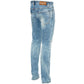 Blue Cotton Jeans & Pant