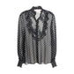 Polka dot silk Shirt