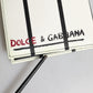 White Leather DG Crown Royals Bifold Card Holder Wallet