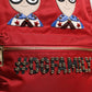 Red #DGFAMILY VULCANO Embellishment Backpack Bag