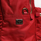 Red #DGFAMILY VULCANO Embellishment Backpack Bag