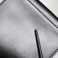 Black Calfskin Leather Logo Plaque Mini Bag