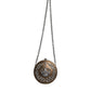 Gold Brass Metal DG Crown Clutch Crossbody Bag