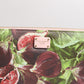 Multicolor Fig Fruit Dauphine Leather Zip Around Continental Wallet