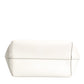 White Leather #DG BEATRICE Top Handle Tote Bag