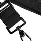 Black Stretch Polyester Rubberised DG Logo Keychain
