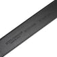 Black Calfskin Leather Gold Metal Buckle Belt