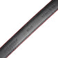 Red Velvet Black Metal Buckle Logo Belt