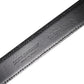 Black Calf Leather Silver Metal Buckle Belt