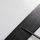 Black Leather Metal Buckle Classic Belt