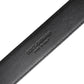 Black Leather Metal Buckle Classic Belt