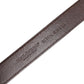 Brown Leather Metal Buckle Classic Belt
