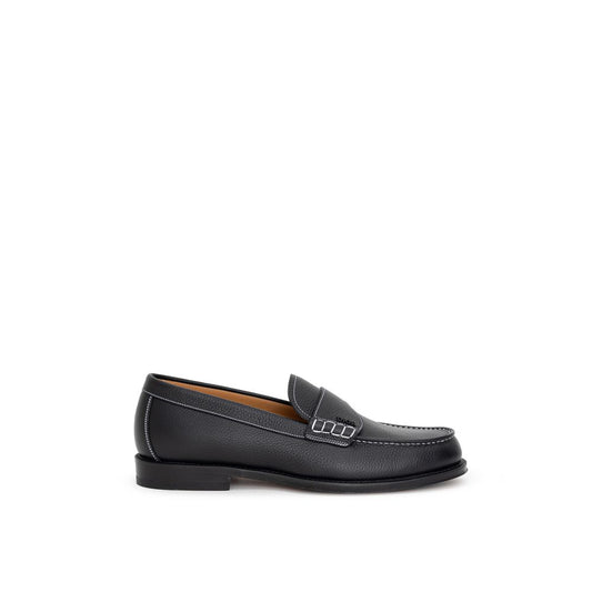 Black Leather Loafer