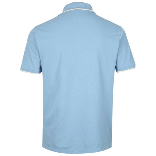 Light Blue Cotton Polo Shirt