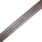 Burgundy Leather Metal Logo Buckle Belt