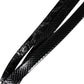 Black Leather Classic Metal Logo Buckle Belt
