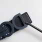 Blue White Cotton DG Logo Metal Buckle Belt