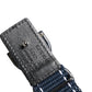 Blue White Cotton DG Logo Metal Buckle Belt