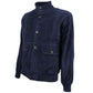 Blue Calfskin Jacket