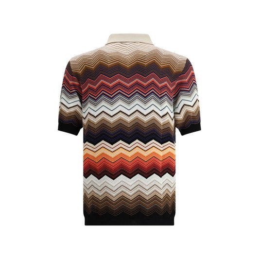 ZigZag Pattern Polo Shirt