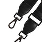 Black Solid Polyester Bag Handle Shoulder Strap