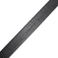 Black Calfskin Classic Metal Logo Buckle Belt