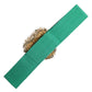 Green Stretch Wide Waist Heart Embellished Belt