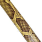 Yellow Exotic Leather Bag Shoulder Strap