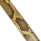 Yellow Exotic Leather Bag Shoulder Strap