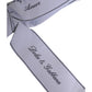 White Waist Ribbon Wide Bow Logo Belt