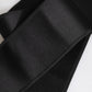 Black Satin Wide Waist Belt