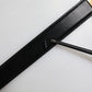 Black Leather Gold Metal Waist Buckle Belt