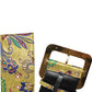 Multicolor Floral Jacquard Wide Waist Belt