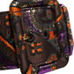 Multicolor Floral Jacquard Lurex Wide Waist Buckle Belt