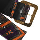 Multicolor Floral Jacquard Lurex Wide Waist Buckle Belt
