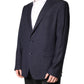 Black Wool Single Breasted Coat Blazer Suit