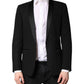 Black Single Breasted Men Coat MARTINI Blazer