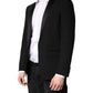 Black Single Breasted Men Coat MARTINI Blazer