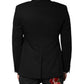 Black Single Breasted Men Coat MARTINI Blazer
