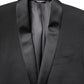 Black Single Breasted Men Coat MARTINI Blazer