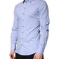 Light Blue Cotton SICILIA Dress Formal Shirt