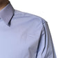 Light Blue Cotton SICILIA Dress Formal Shirt