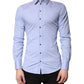 Light Blue Cotton SICILIA Dress Formal Shirt