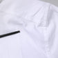 White Cotton Stretch GOLD Dress Formal Shirt